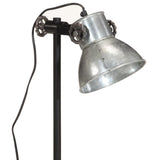 Bureaulamp 25 W E27 15x15x55 cm vintage zilverkleurig - AllerleiShop