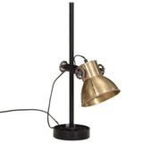 Bureaulamp 25 W E27 15x15x55 cm antiek messing - AllerleiShop