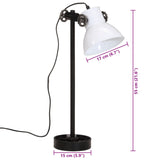 Bureaulamp 25 W E27 15x15x55 cm wit - AllerleiShop