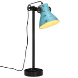 Bureaulamp 25 W E27 15x15x55 cm verweerd blauw - AllerleiShop