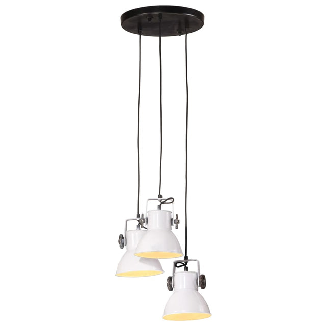 Hanglamp 25 W E27 30x30x100 wit - AllerleiShop