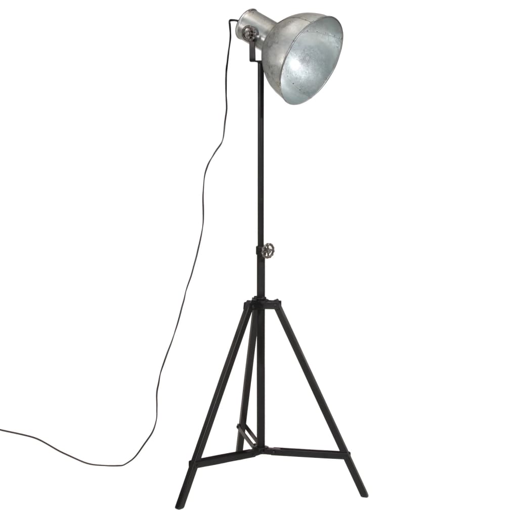 Vloerlamp 25 W E27 61x61x90/150 cm vintage zilverkleurig - AllerleiShop