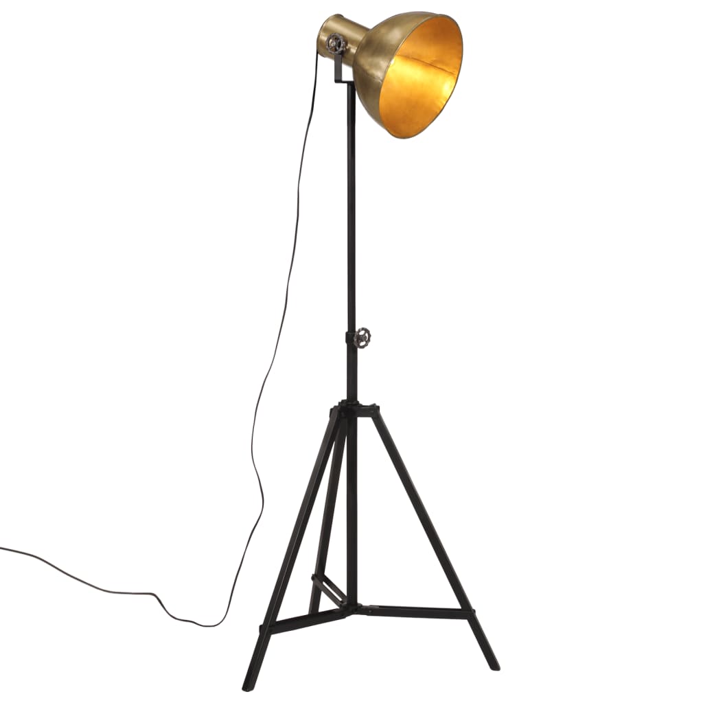 Vloerlamp 25 W E27 61x61x90/150 cm antiek messingkleurig - AllerleiShop