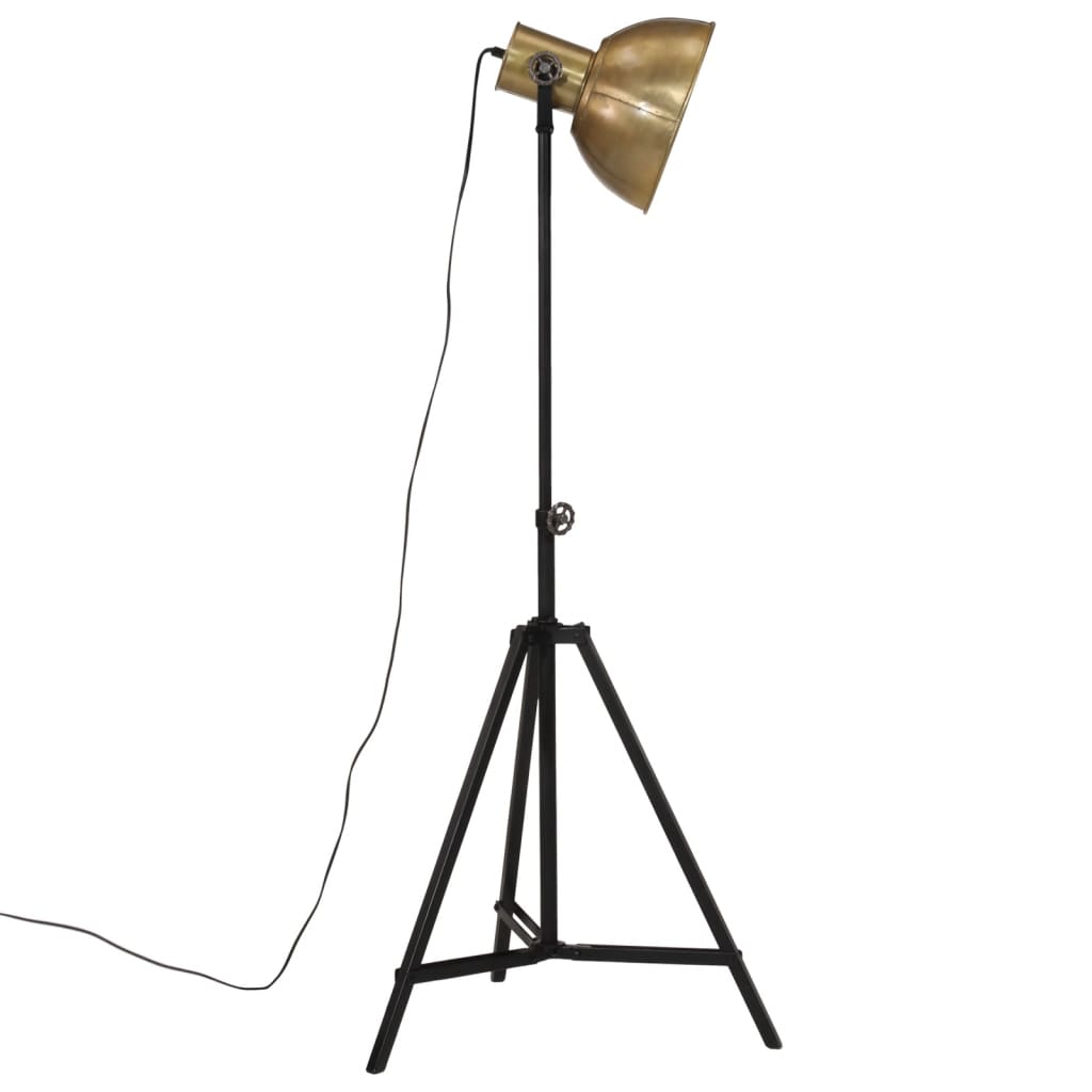 Vloerlamp 25 W E27 61x61x90/150 cm antiek messingkleurig - AllerleiShop