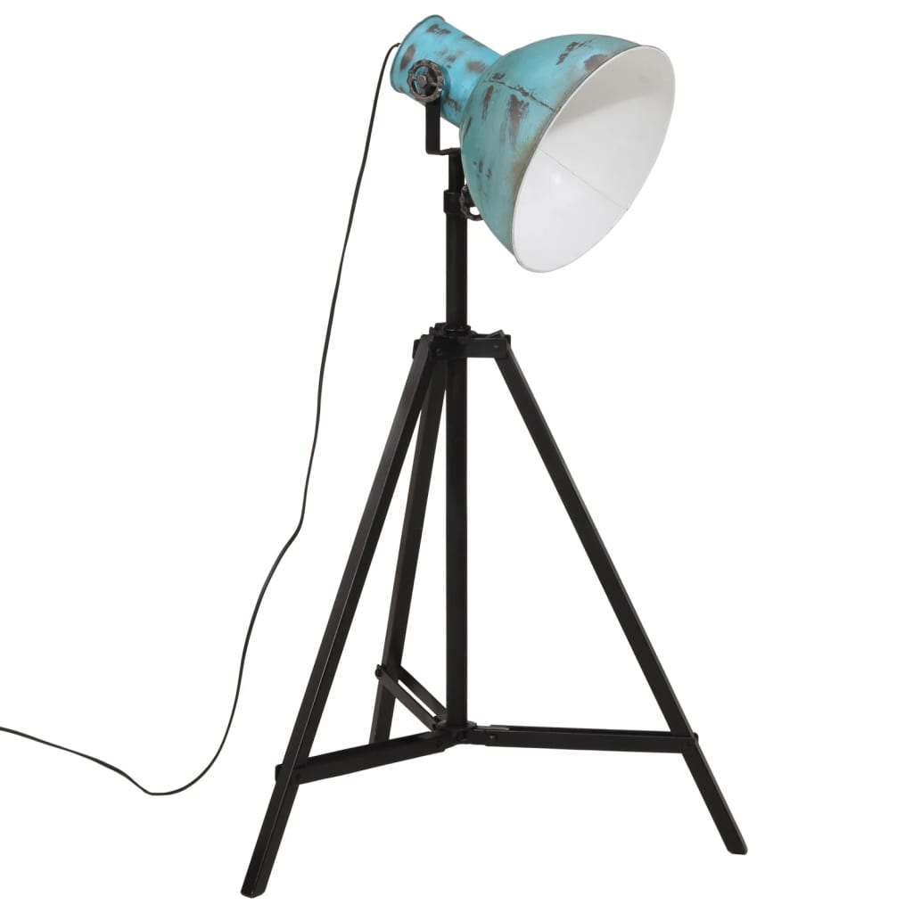 Vloerlamp 25 W E27 61x61x90/150 cm verweerd blauw - AllerleiShop