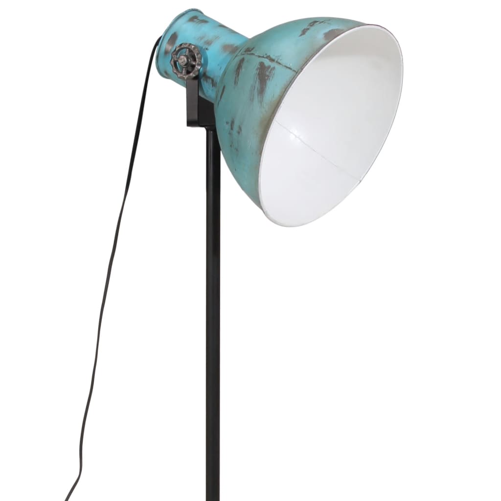 Vloerlamp 25 W E27 61x61x90/150 cm verweerd blauw - AllerleiShop