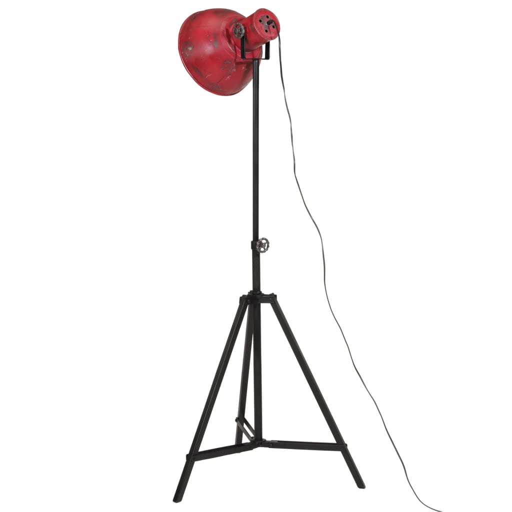 Vloerlamp 25 W E27 61x61x90/150 cm verweerd rood - AllerleiShop