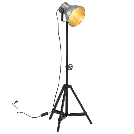 Vloerlamp 25 W E27 35x35x65/95 cm vintage zilverkleurig - AllerleiShop