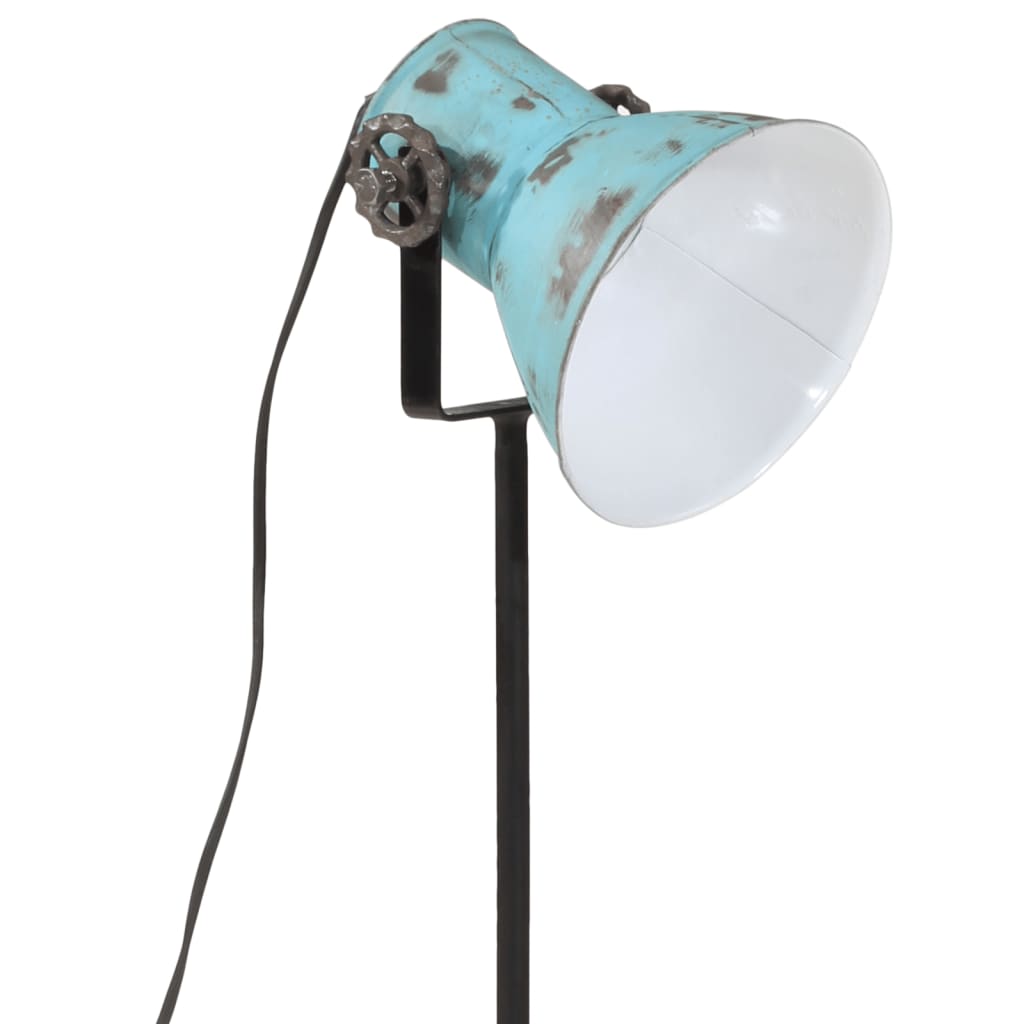 Vloerlamp 25 W E27 35x35x65/95 cm verweerd blauw - AllerleiShop