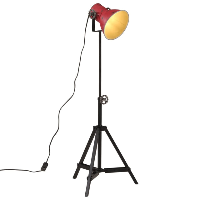 Vloerlamp 25 W E27 35x35x65/95 cm verweerd rood - AllerleiShop