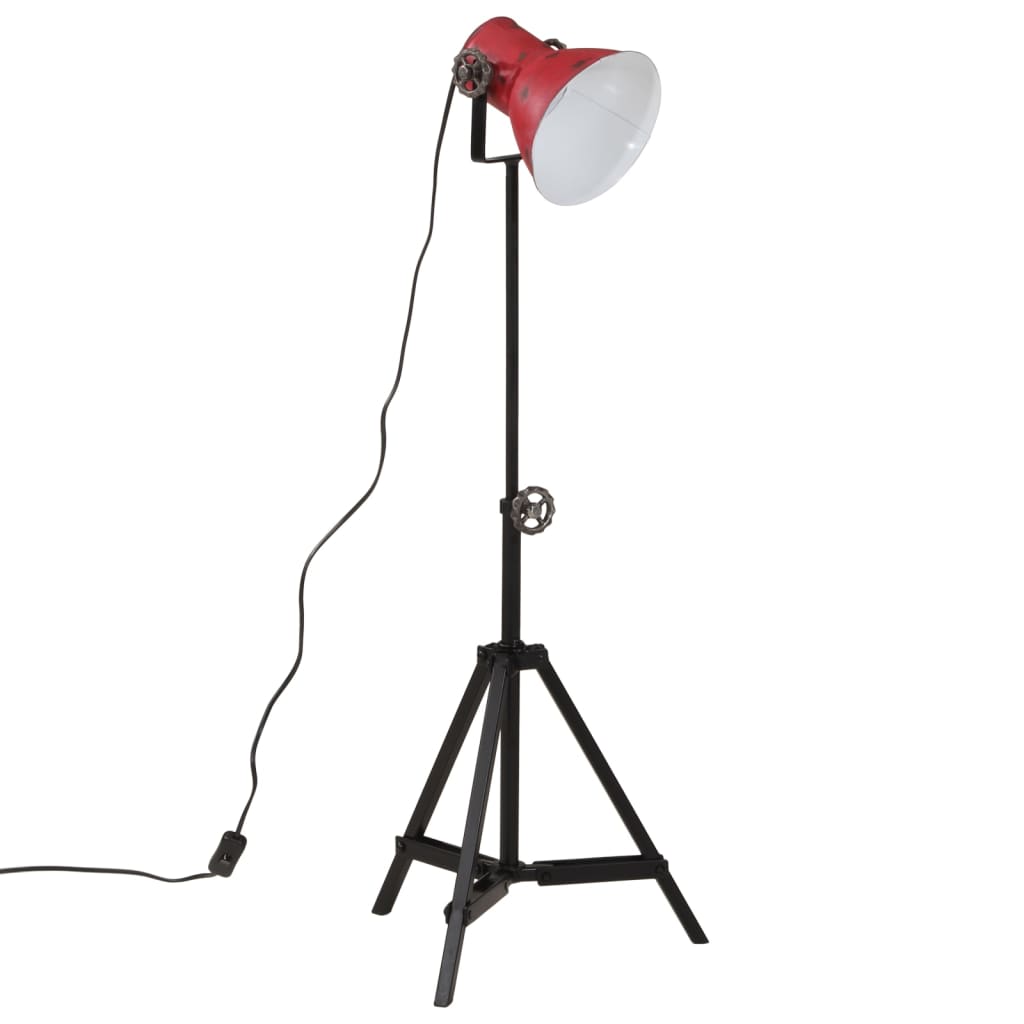 Vloerlamp 25 W E27 35x35x65/95 cm verweerd rood - AllerleiShop