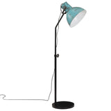 Vloerlamp 25 W E27 30x30x90/150 cm verweerd blauw - AllerleiShop