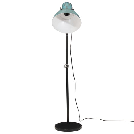 Vloerlamp 25 W E27 30x30x90/150 cm verweerd blauw - AllerleiShop