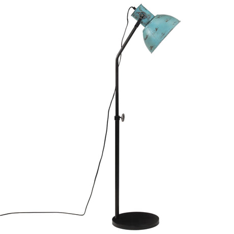 Vloerlamp 25 W E27 30x30x90/150 cm verweerd blauw - AllerleiShop