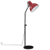 Vloerlamp 25 W E27 30x30x90/150 cm verweerd rood - AllerleiShop