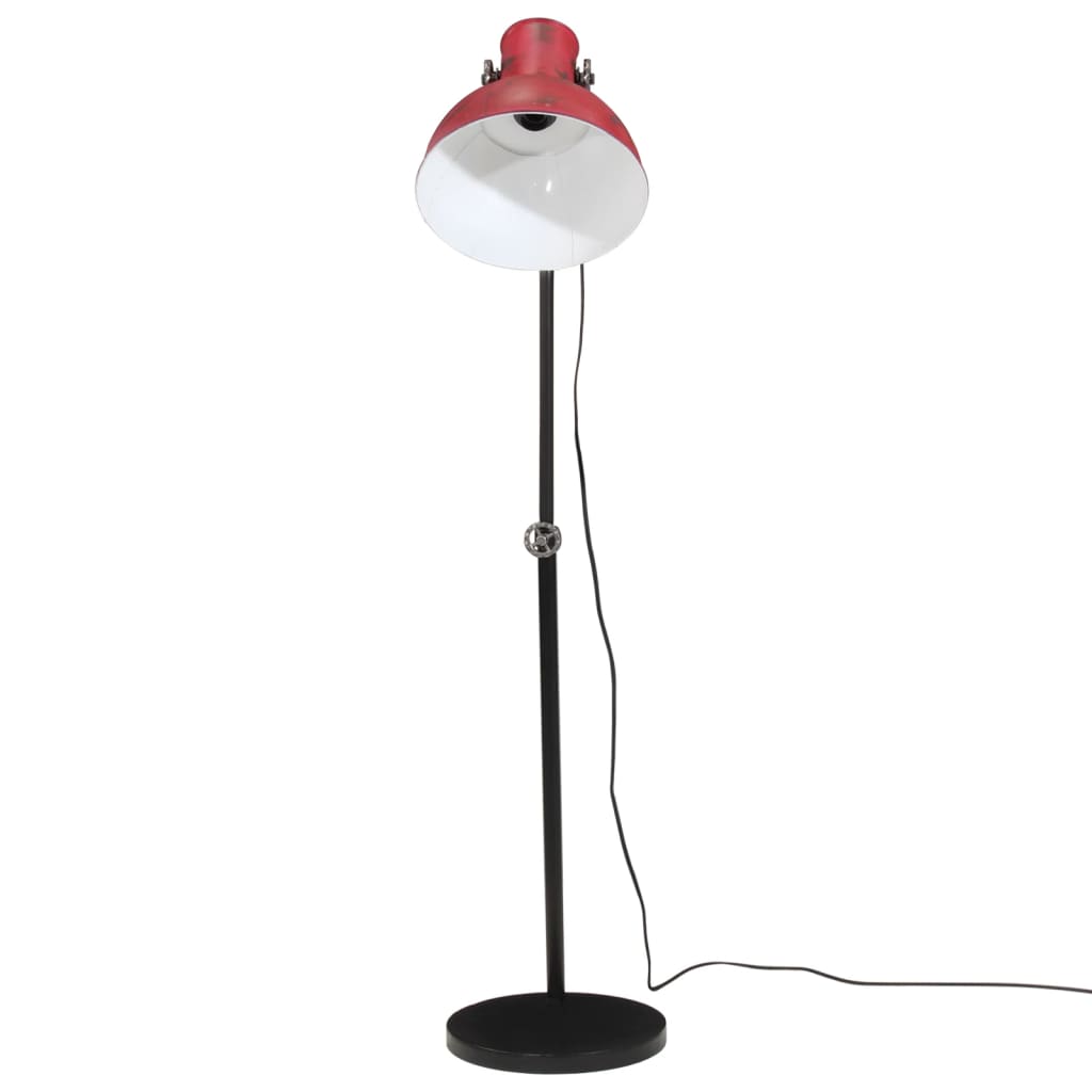 Vloerlamp 25 W E27 30x30x90/150 cm verweerd rood - AllerleiShop