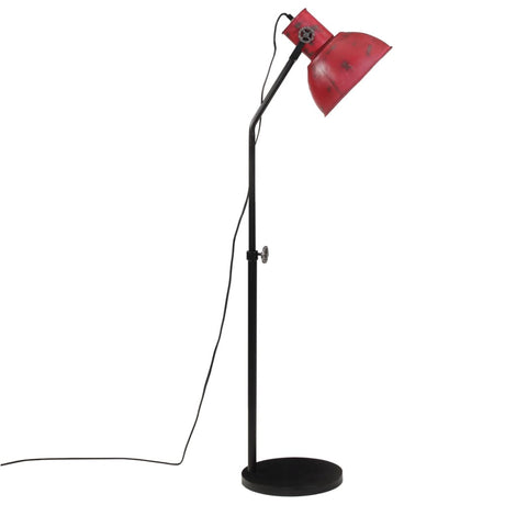 Vloerlamp 25 W E27 30x30x90/150 cm verweerd rood - AllerleiShop