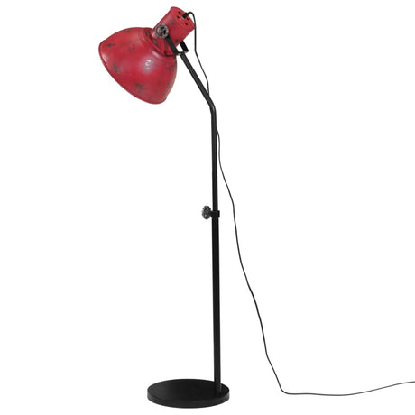 Vloerlamp 25 W E27 30x30x90/150 cm verweerd rood - AllerleiShop