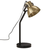 Bureaulamp 25 W E27 17x17x60 cm antiek messingkleurig - AllerleiShop