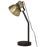 Bureaulamp 25 W E27 17x17x60 cm antiek messingkleurig - AllerleiShop