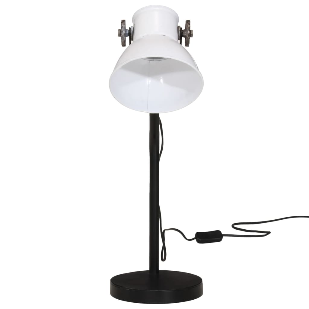 Bureaulamp 25 W E27 17x17x60 cm wit - AllerleiShop