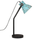 Bureaulamp 25 W E27 17x17x60 cm verweerd blauw - AllerleiShop