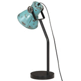 Bureaulamp 25 W E27 17x17x60 cm verweerd blauw - AllerleiShop