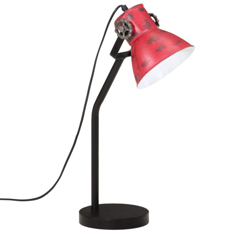 Bureaulamp 25 W E27 17x17x60 cm verweerd rood - AllerleiShop