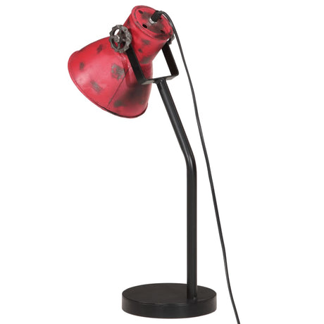 Bureaulamp 25 W E27 17x17x60 cm verweerd rood - AllerleiShop