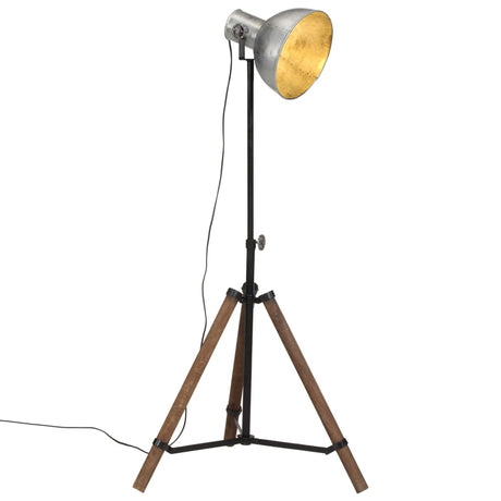 Vloerlamp 25 W E27 75x75x90-150 cm vintage zilverkleurig - AllerleiShop