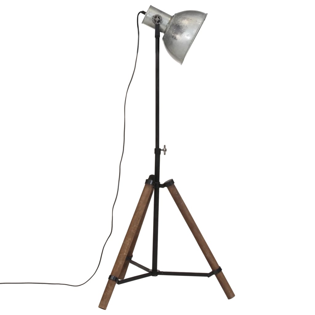 Vloerlamp 25 W E27 75x75x90-150 cm vintage zilverkleurig - AllerleiShop