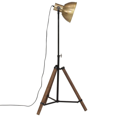 Vloerlamp 25 W E27 75x75x90-150 cm antiek messingkleurig - AllerleiShop