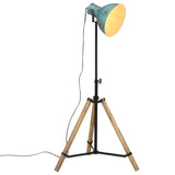 Vloerlamp 25 W E27 75x75x90-150 cm verweerd blauw - AllerleiShop