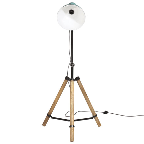 Vloerlamp 25 W E27 75x75x90-150 cm verweerd blauw - AllerleiShop