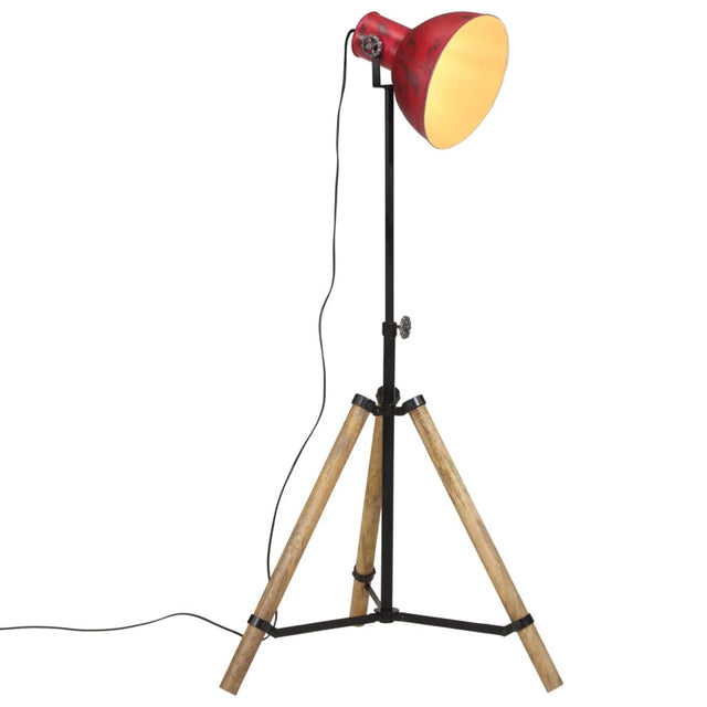 Vloerlamp 25 W E27 75x75x90-150 cm verweerd rood - AllerleiShop