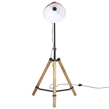 Vloerlamp 25 W E27 75x75x90-150 cm verweerd rood - AllerleiShop