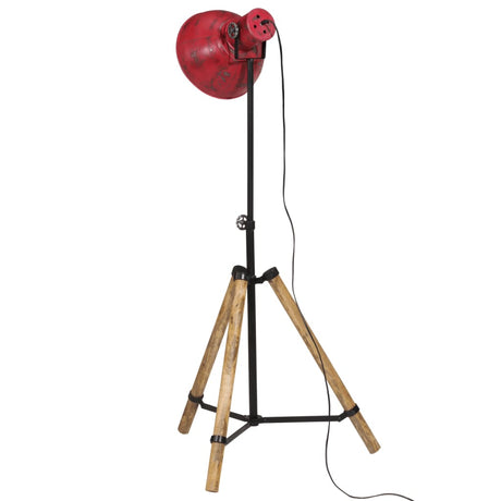 Vloerlamp 25 W E27 75x75x90-150 cm verweerd rood - AllerleiShop