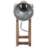 Bureaulamp 25 W E27 30x17x40 cm vintage zilverkleurig - AllerleiShop