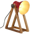 Bureaulamp 25 W E27 30x17x40 cm verweerd rood - AllerleiShop