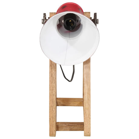 Bureaulamp 25 W E27 30x17x40 cm verweerd rood - AllerleiShop