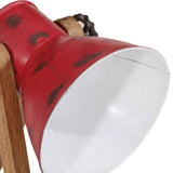 Bureaulamp 25 W E27 30x17x40 cm verweerd rood - AllerleiShop