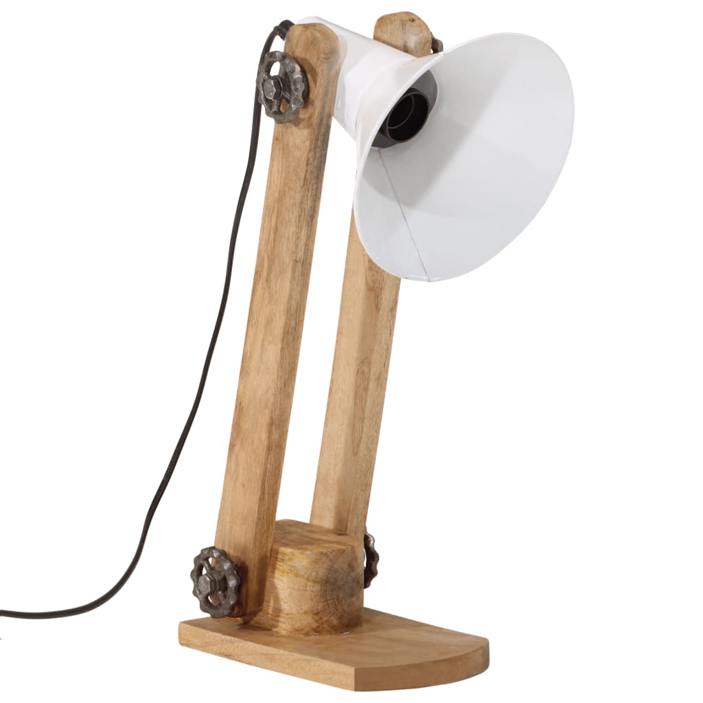 Bureaulamp 25 W E27 23x13x52 cm wit - AllerleiShop