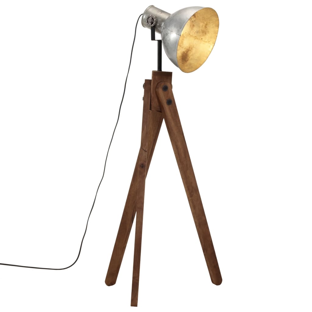 Vloerlamp 25 W E27 45x45x120 cm vintage zilverkleurig - AllerleiShop