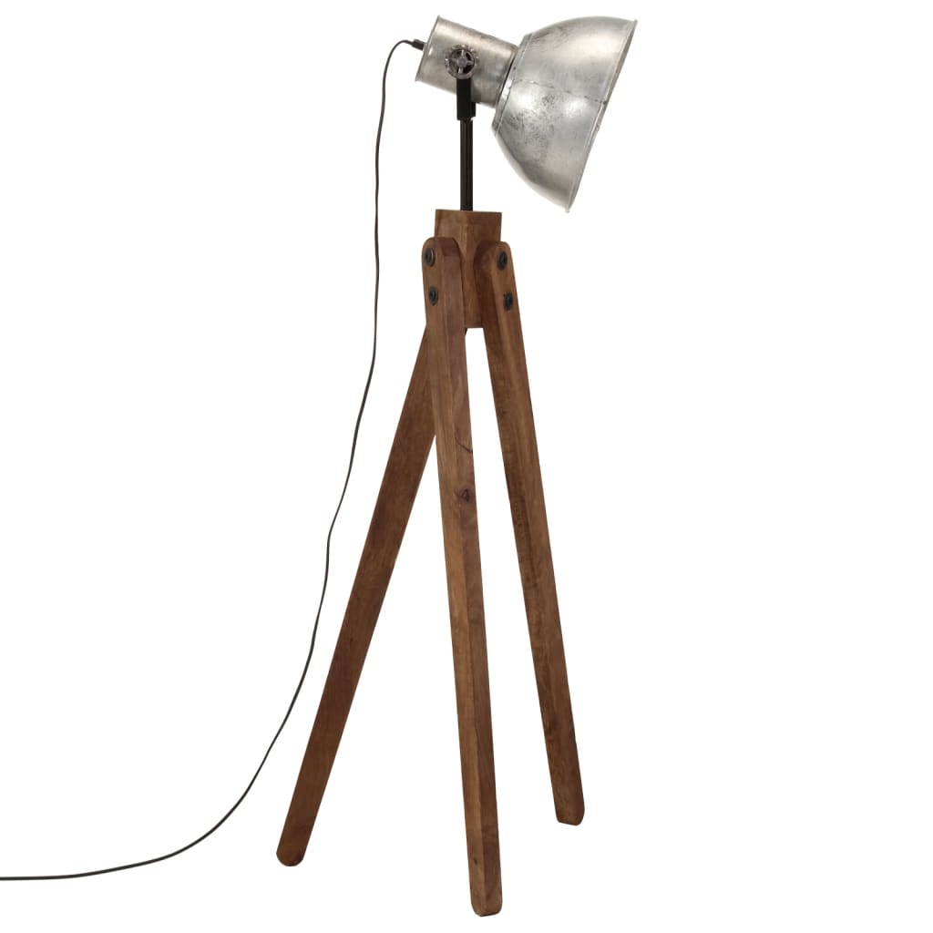 Vloerlamp 25 W E27 45x45x120 cm vintage zilverkleurig - AllerleiShop