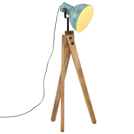 Vloerlamp 25 W E27 45x45x120 cm verweerd blauw - AllerleiShop