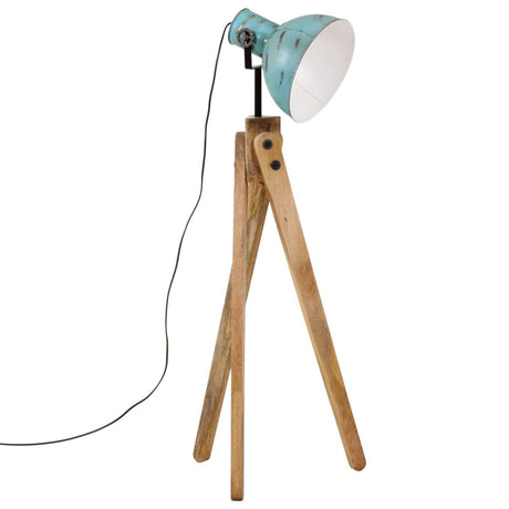 Vloerlamp 25 W E27 45x45x120 cm verweerd blauw - AllerleiShop