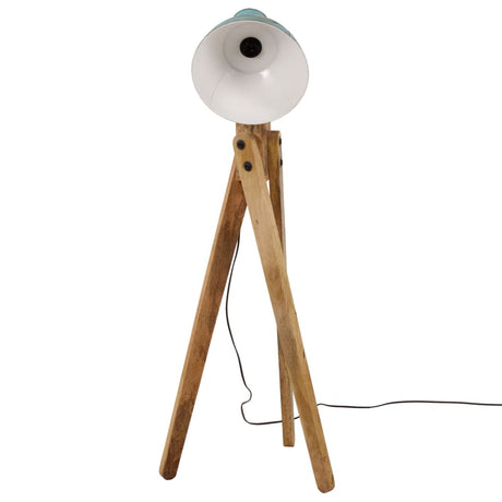 Vloerlamp 25 W E27 45x45x120 cm verweerd blauw - AllerleiShop