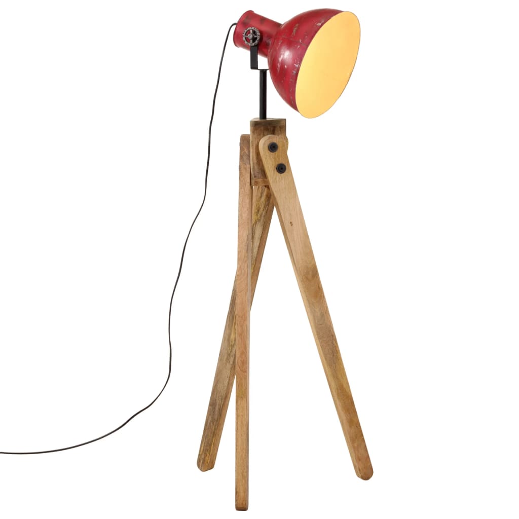 Vloerlamp 25 W E27 45x45x120 cm verweerd rood - AllerleiShop