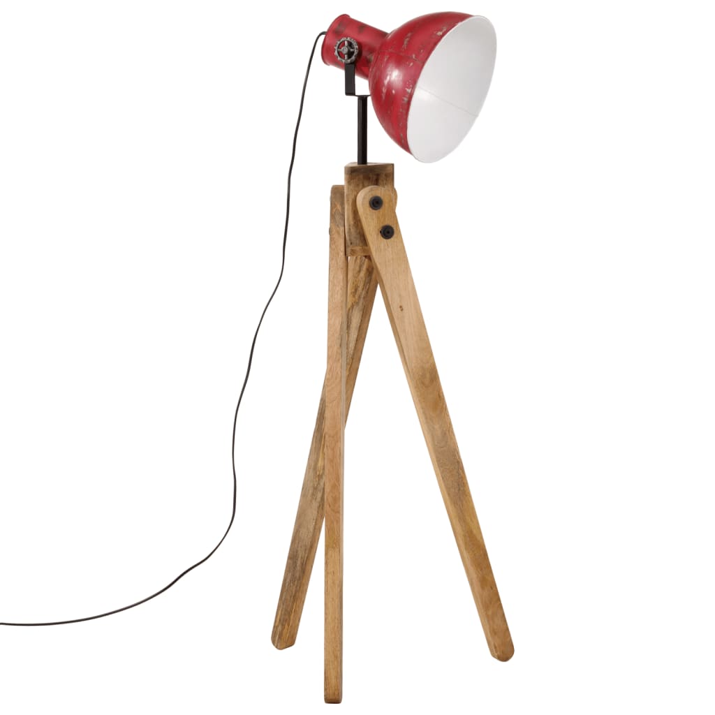 Vloerlamp 25 W E27 45x45x120 cm verweerd rood - AllerleiShop