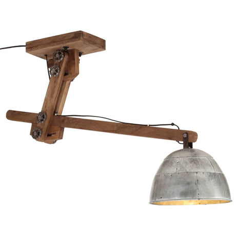 Plafondlamp 25 W E27 105x30x65-108 cm vintage zilverkleurig - AllerleiShop